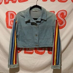 Rainbow Denim Jacket